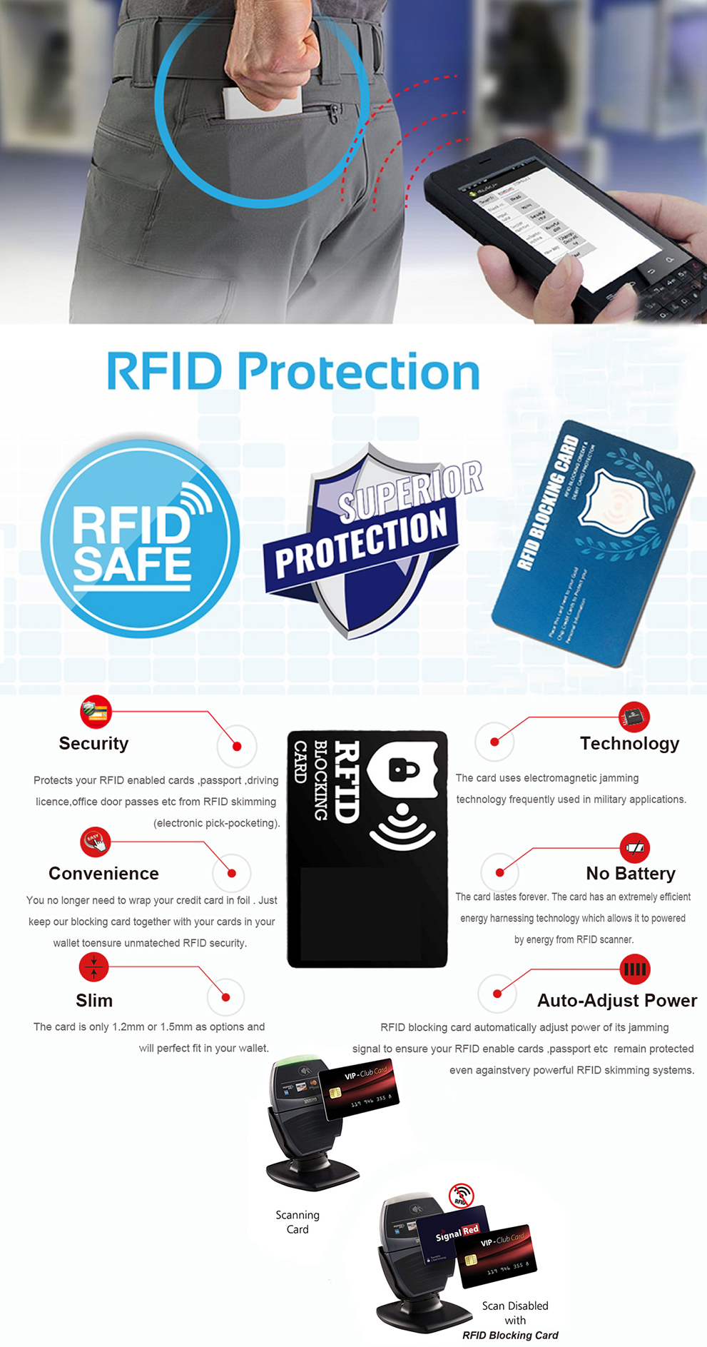 rfid card features 