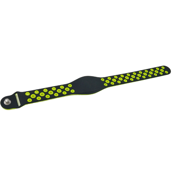 Bracelet en silicone avec bracelet en maille Rfid