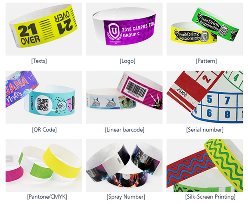 Artisanat disponible pour les bracelets en papier NFC