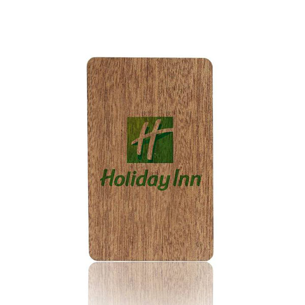 Viningcard en bois coloré pour carte-clé d'hôtel