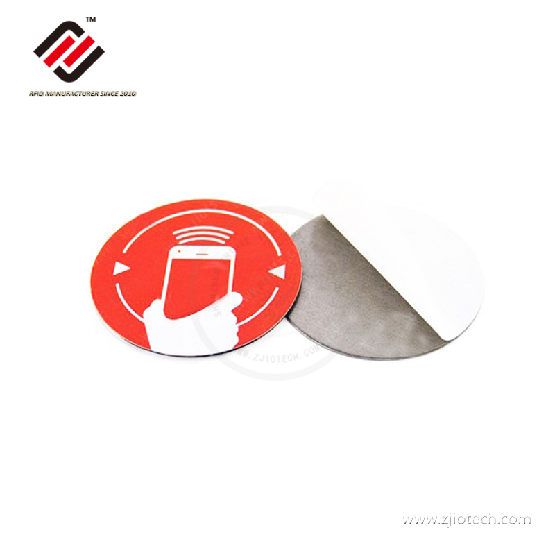 Impression personnalisée Anti Metal NTAG215 RFID autocollant 