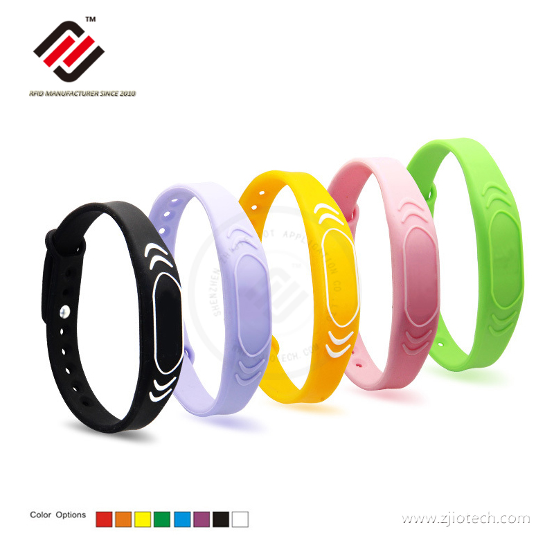 Bracelet en silicone imprimable 13,56 MHz N213 NFC étanche 