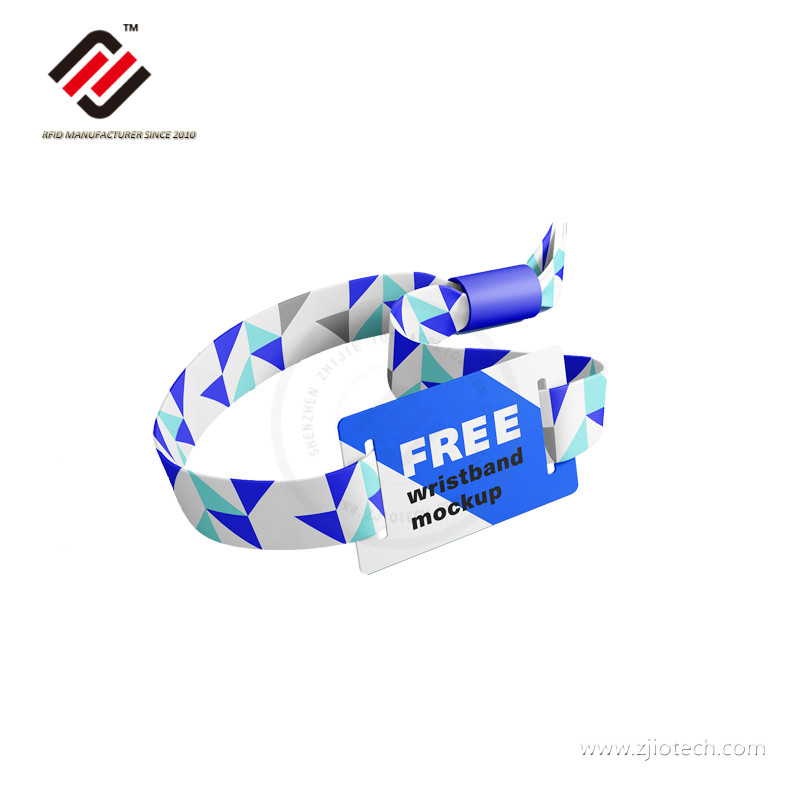 Billetterie de musique Festival MF 1k RFID bracelets en tissu