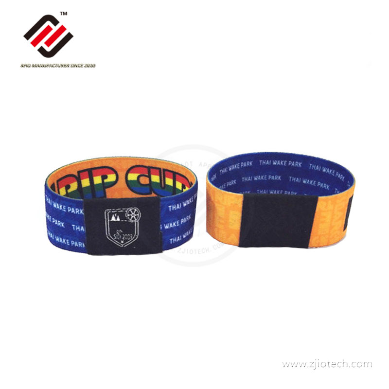  13.56MHz NFC Bracelet en tissu élastique Bande extensible en polyester