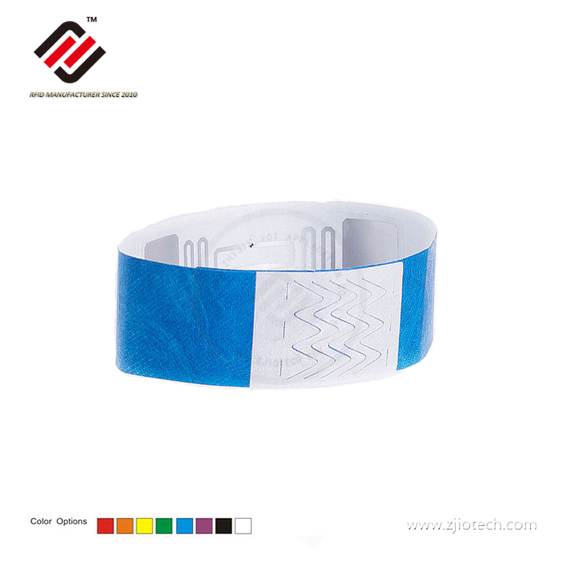  Gen2 Classe1 ISO18000 6c UHF Tyvek bracelet en papier