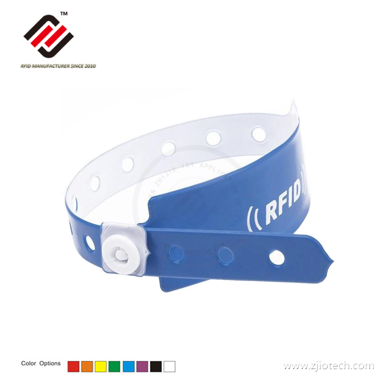  Icode SLIX ISO15693 RFID bracelet en vinyle de santé