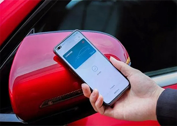  Byd NFC Téléphone mobile Carte de la voiture Communiqués de premier anniversaire